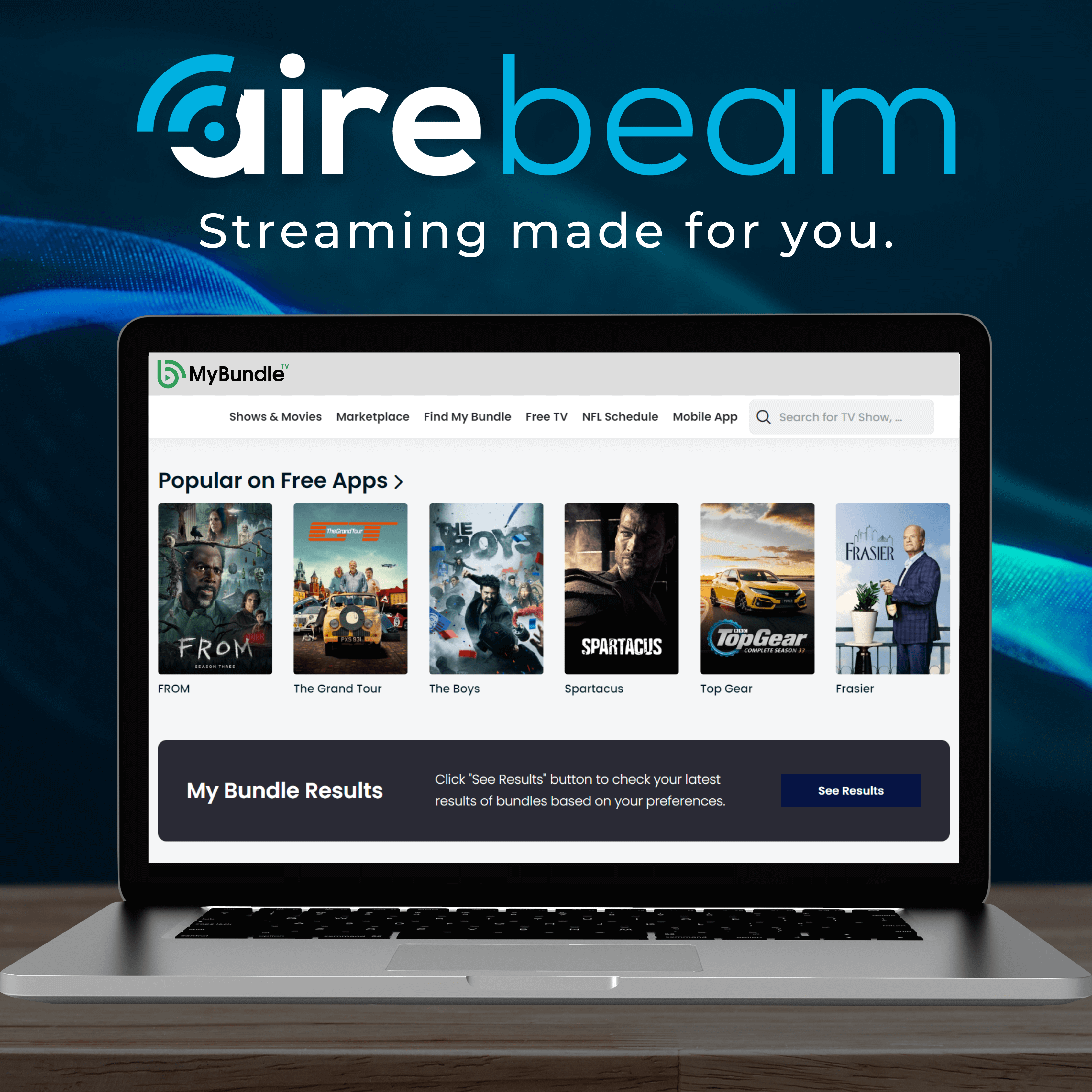 Streaming TV MyBundle AireBeam