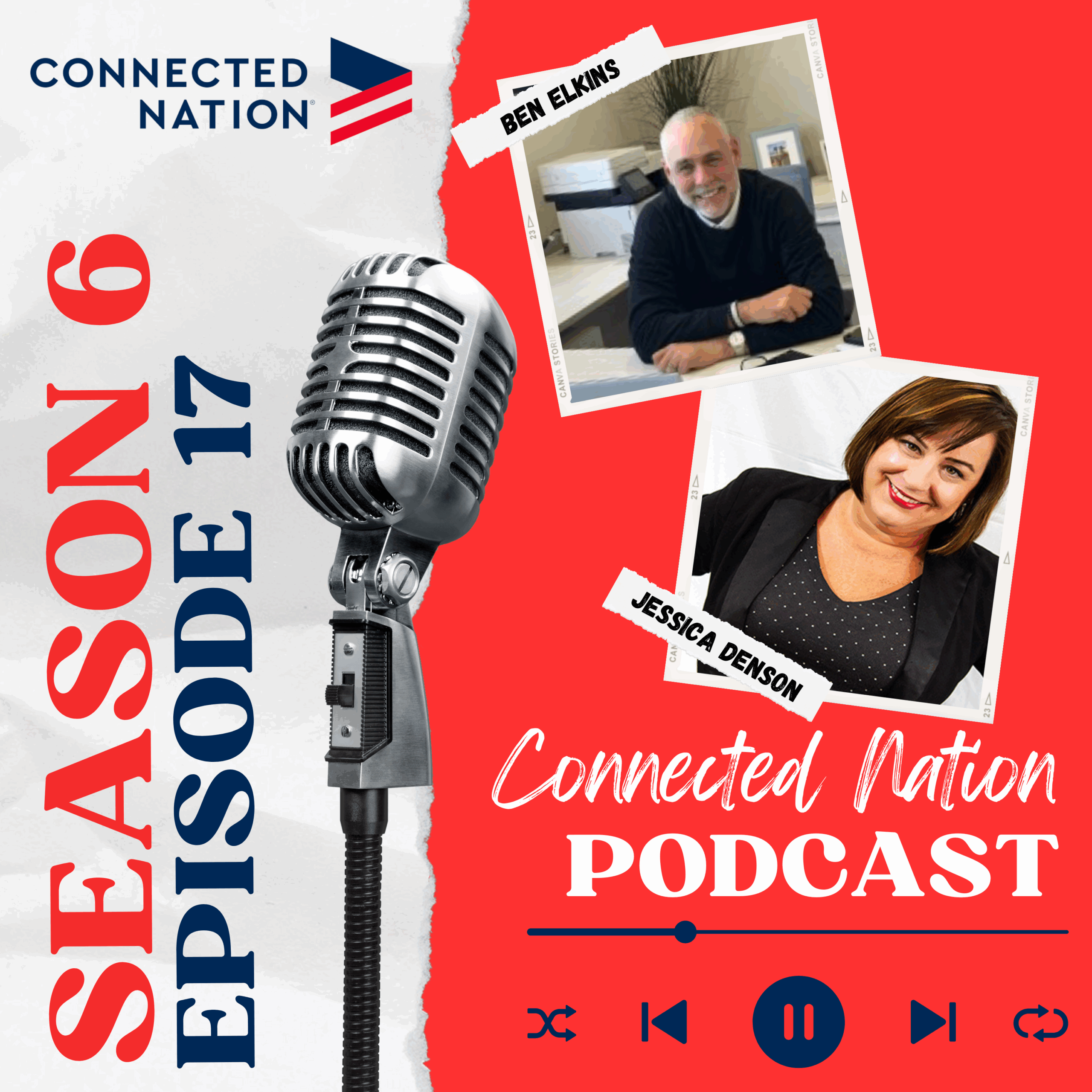 Connected Nation Podcast Graphic with Ben Elkins