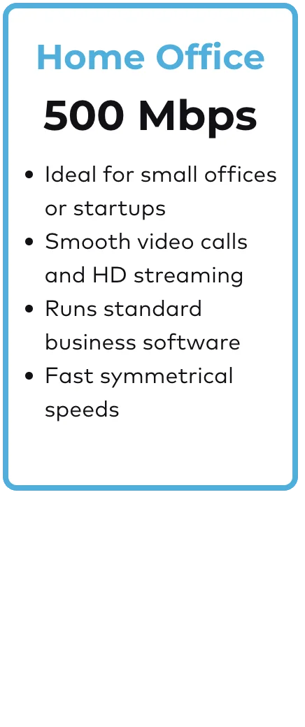 500Mbps Speeds